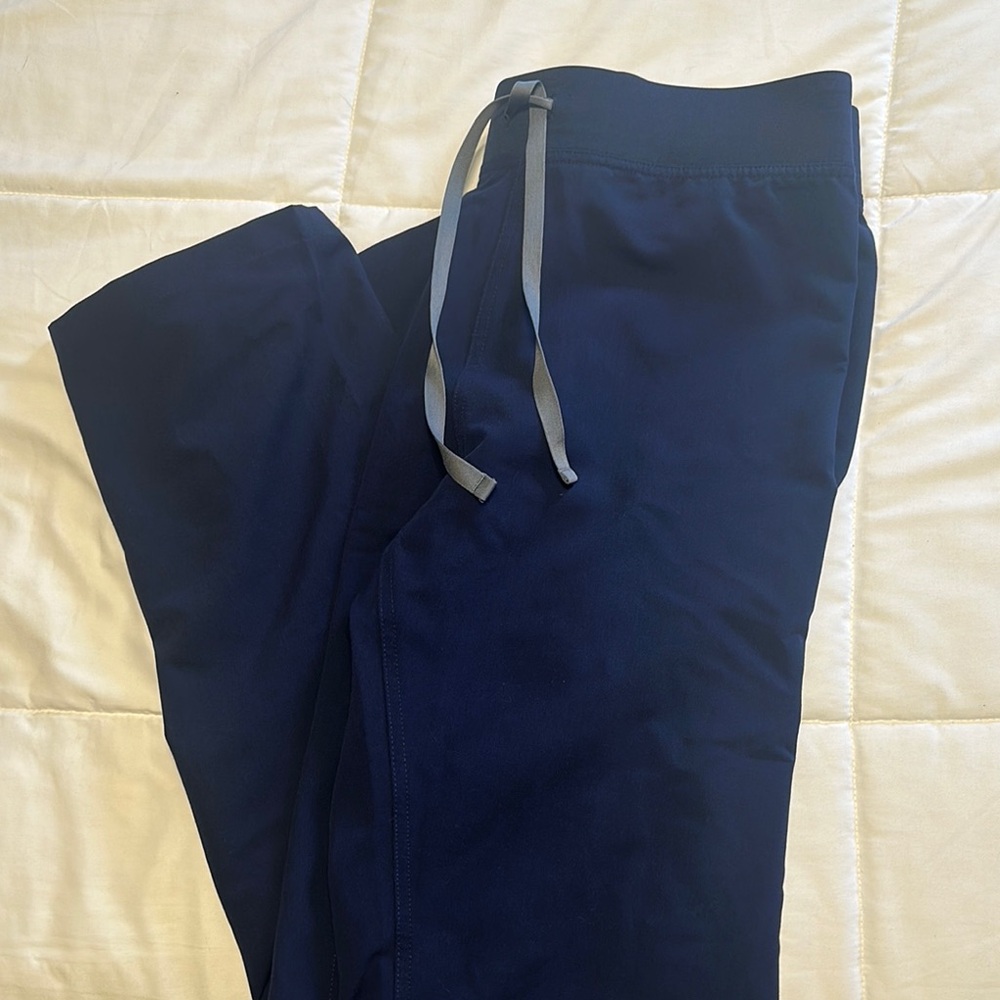 Figs Pants with Gray Drawstring
